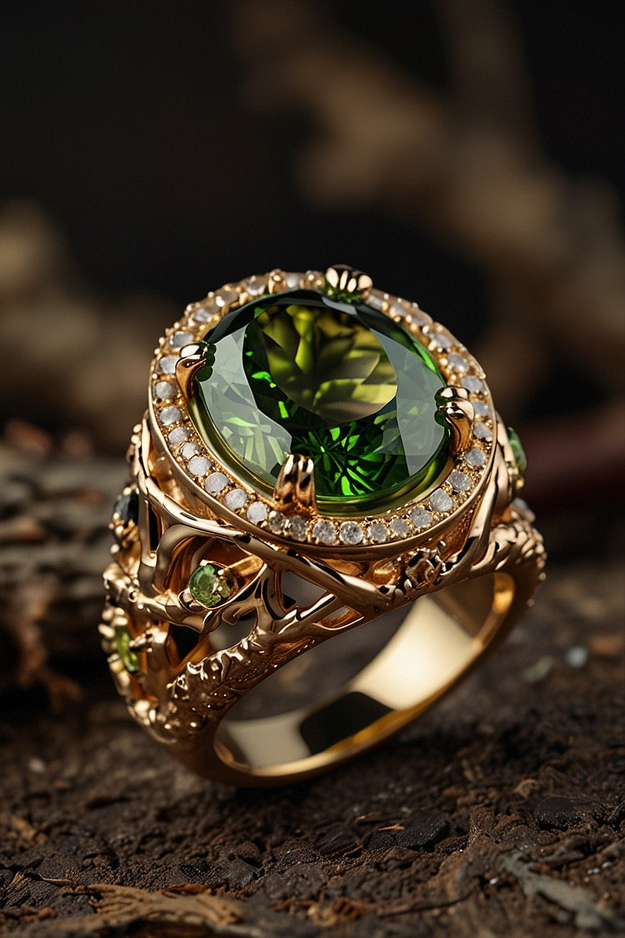 Emerald Stone Rİng